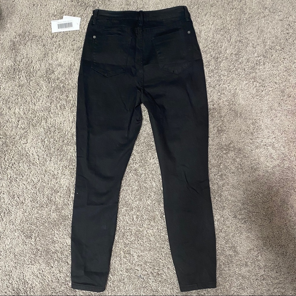 Black ripped jeans